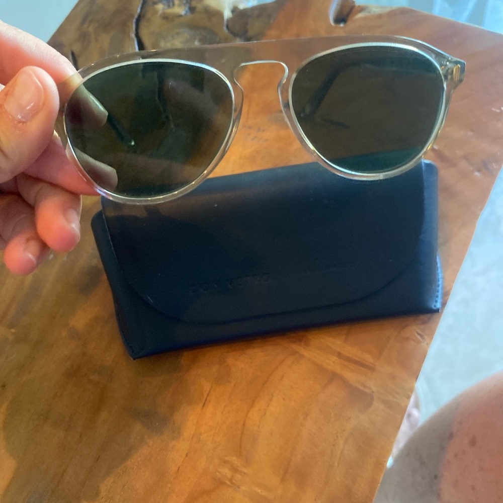 Dom Vetro Los Angeles quartz aviator sunglasses F 36 51 18 c44p